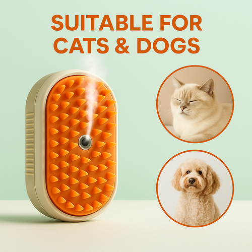 Pawcrest™ Electric Steam Brush