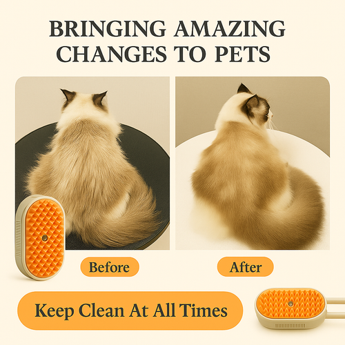 Pawcrest™ Electric Steam Brush